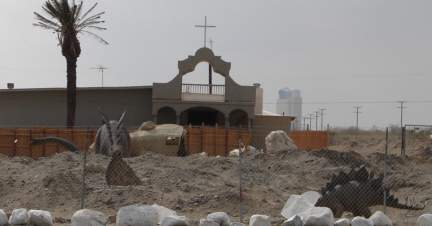 Church and dinosaurs